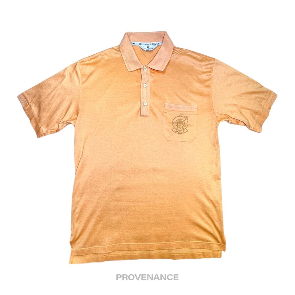 🔴 Givenchy Embroidered Golf 4G Polo Shirt - Peach M